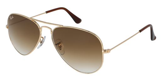 GAFAS DE SOL AVIATOR LARGE METAL dorado