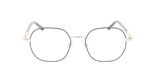 GAFAS GRADUADAS mujer MARIELLE negro/dorado - vista de frente