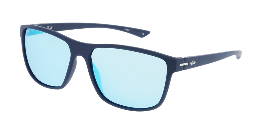GAFAS DE SOL hombre BORJA azul/azul oscuro mate - vista de frente