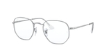 GAFAS GRADUADAS 0RX6448 plateado - vista de frente