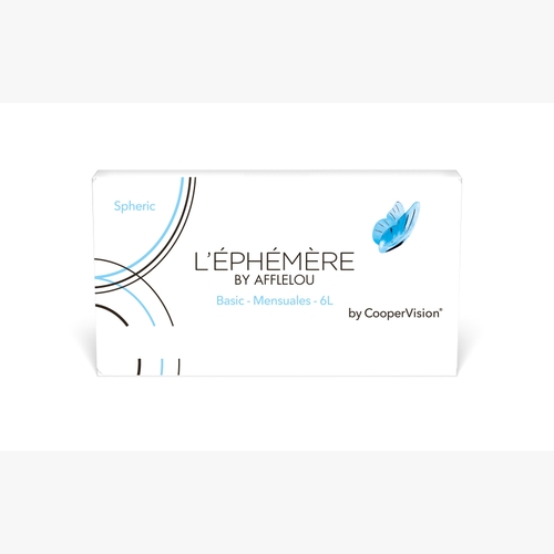 Lentillas L'EPHEMERE BASIC MENSUALES - 6 unidades - vista de frente