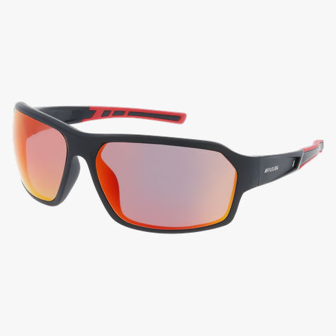 GAFAS DE SOL RUFINO negro/rojo