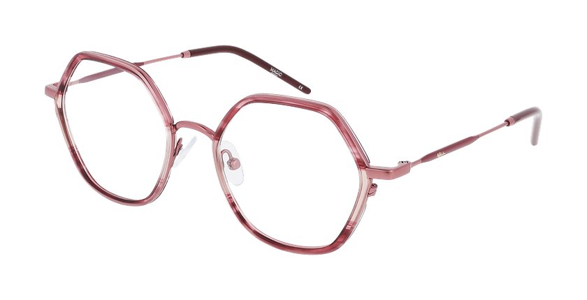 GAFAS GRADUADAS mujer MAGIC218 rosa/dorado - vista de frente