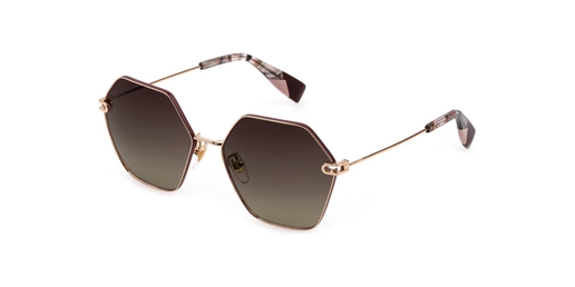 GAFAS DE SOL mujer SFU456N rosa/dorado vista de frente