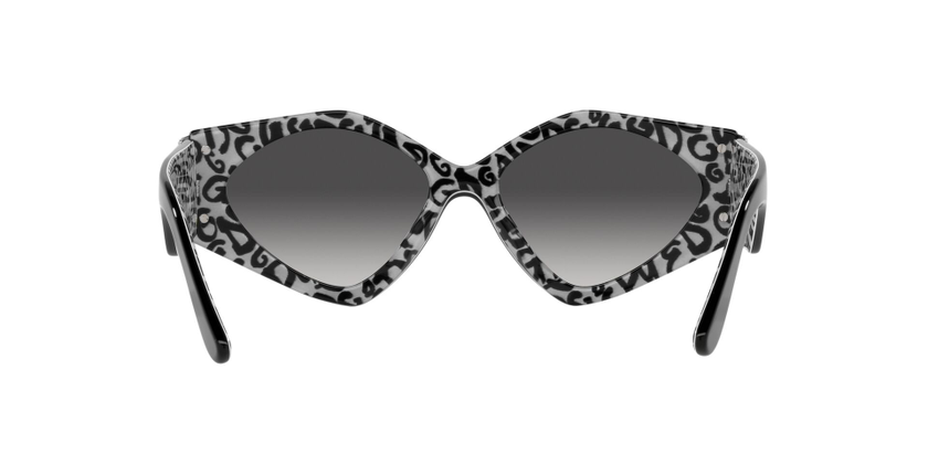 GAFAS DE SOL mujer DG4396 negro/blanco - vista de frente
