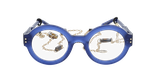 GAFAS GRADUADAS mujer CARACTÈRES PERSPICACE azul/morado - vista de frente