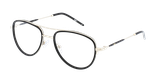 GAFAS GRADUADAS hombre MAGIC 185 negro/dorado - vista de frente