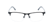 GAFAS GRADUADAS hombre MAGIC 128 CARBONE negro/plateado - vista de frente