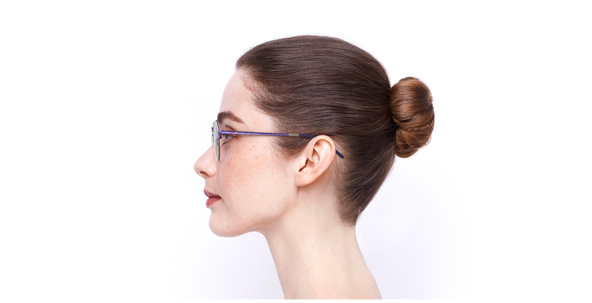 GAFAS GRADUADAS mujer MAGIC 150 morado/dorado - vista de frente