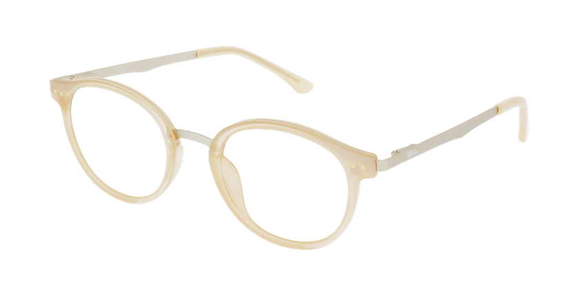 GAFAS GRADUADAS mujer MAGIC 97 beige/dorado - vue de 3/4