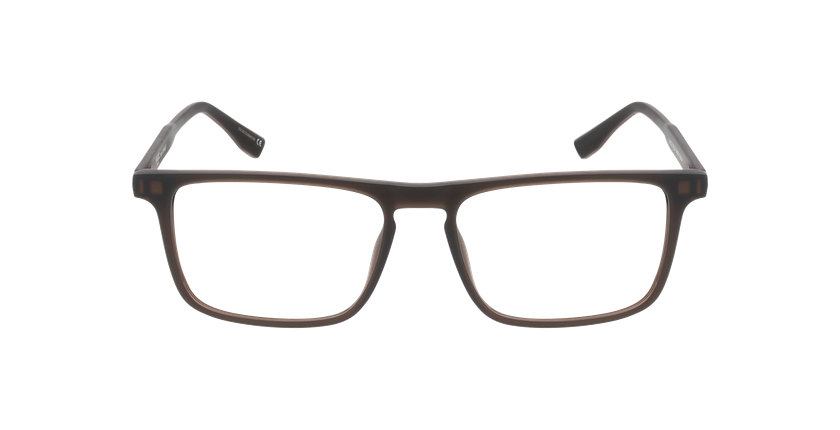 GAFAS GRADUADAS hombre ERNEST marrón/bordeaux - vista de frente
