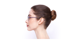 GAFAS GRADUADAS mujer MAGIC 150 morado/dorado - vista de frente