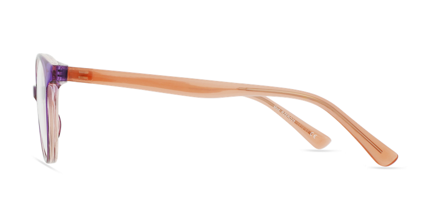 GAFAS GRADUADAS niños RZERO25 morado/rosa - vista de frente