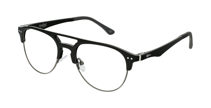 GAFAS GRADUADAS hombre MAGIC 91 negro - vue de 3/4