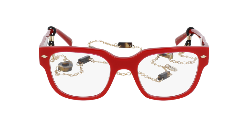 GAFAS GRADUADAS mujer CARACTÈRES AUDACIEUSE rojo - vista de frente