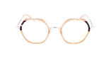GAFAS GRADUADAS mujer MAGIC220 rosa/dorado - vista de frente