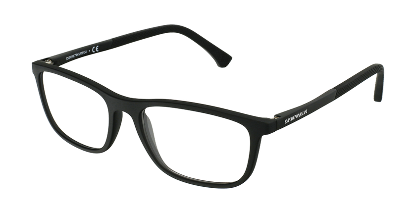 GAFAS GRADUADAS hombre EA 3069 negro/negro - vista de frente