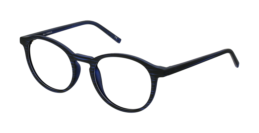 GAFAS GRADUADAS niños RZERO26 azul mármol/negro - vista de frente
