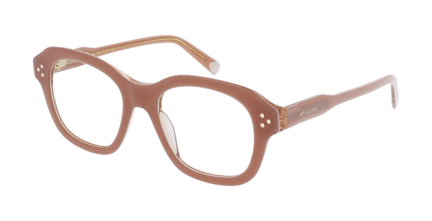 GAFAS GRADUADAS mujer ENIGMATIQUE marrón - vista de frente