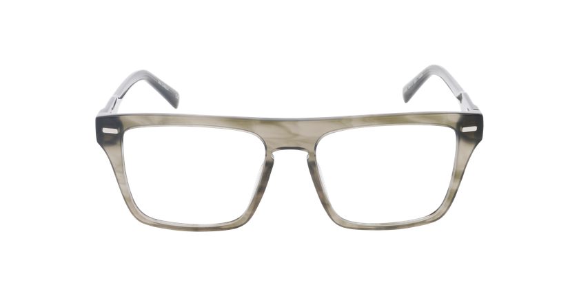 GAFAS GRADUADAS hombre CARACTÈRES CURIEUX gris/verde - vista de frente