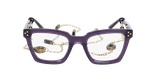 GAFAS GRADUADAS mujer CARACTÈRES MYSTÉRIEUSE morado - vista de frente