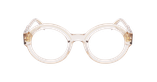 GAFAS GRADUADAS mujer CARACTÈRES FIL D'OR PERSPICACE marrón/dorado - vista de frente