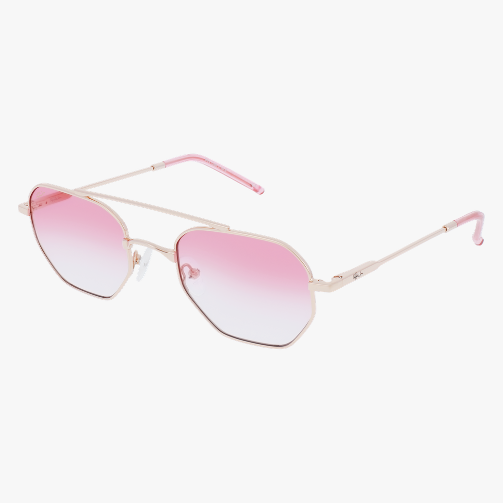 GAFAS DE SOL CERVIN dorado/rosa - vista de frente