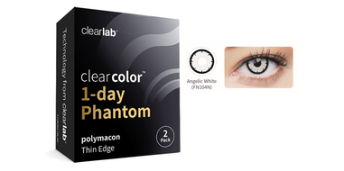 Lentillas CLEARCOLOR PHANTOM DIARIAS  BLANCO Angelical- 2L