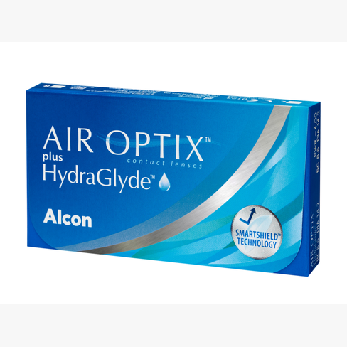 Lentillas AIR OPTIX PLUS HYDRAGLYDE  - 3L vista de frente