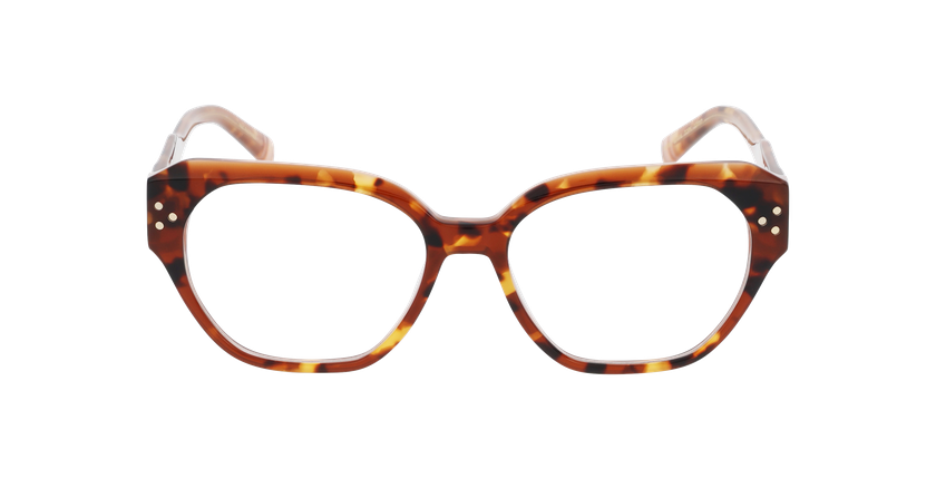 GAFAS GRADUADAS mujer CARACTÈRES RAFFINÉE carey/rojo - vista de frente