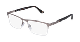 GAFAS GRADUADAS hombre VPL465 gun/negro - vista de 3/4