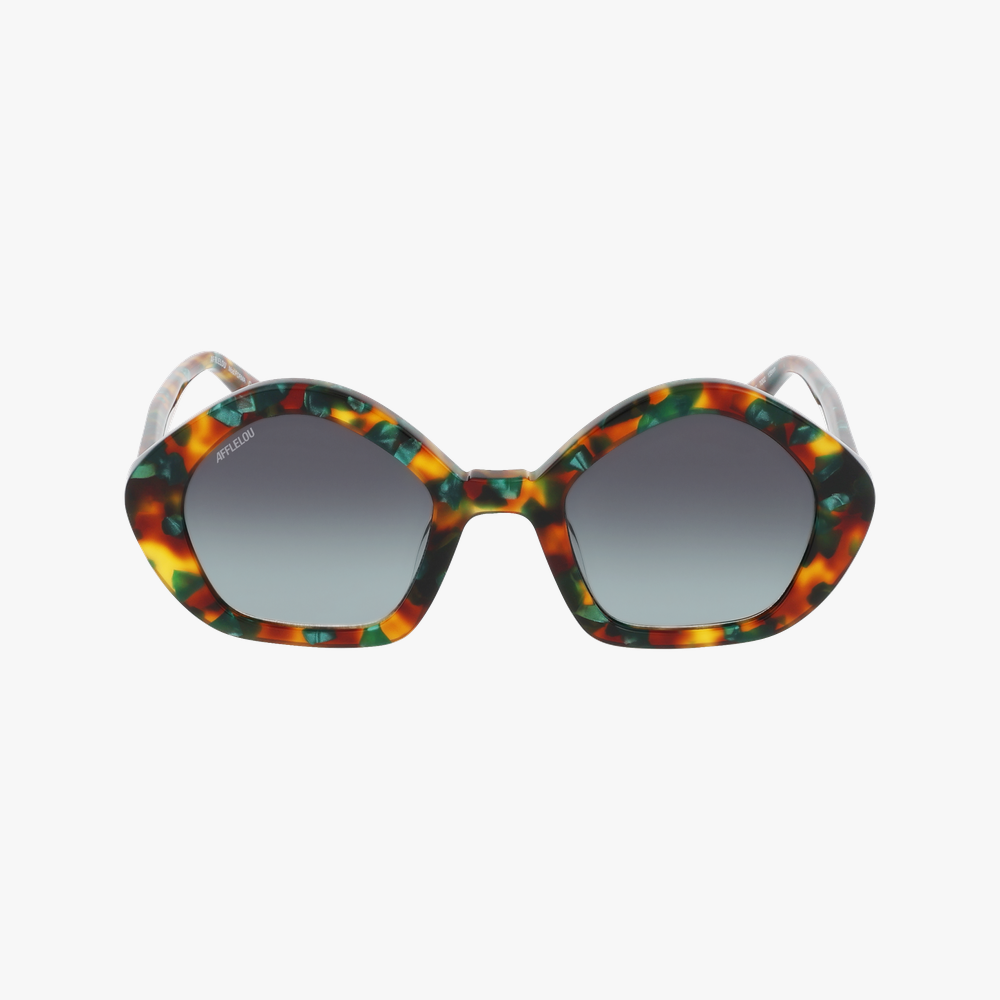GAFAS DE SOL mujer FORMA carey/verde - vista de frente