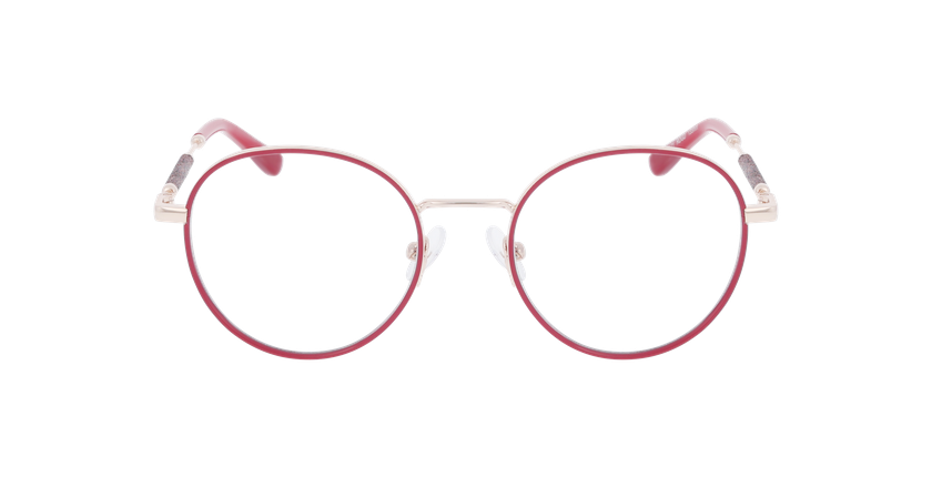 GAFAS GRADUADAS mujer MAGIC253 rojo/dorado - vista de frente