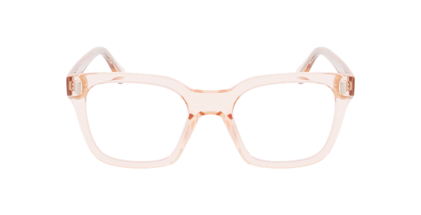 GAFAS GRADUADAS mujer JOHANNE rosa/dorado - vista de frente