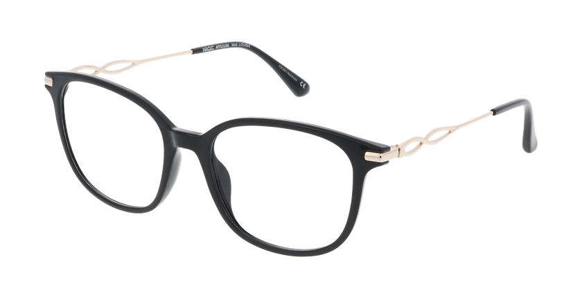 GAFAS GRADUADAS mujer LOUISA negro - vista de frente