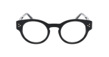 GAFAS GRADUADAS mujer CARACTÈRES FIDELE negro - vista de frente