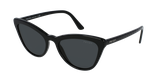 GAFAS DE SOL mujer 0PR 01VS negro - vue de 3/4