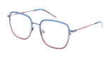 GAFAS GRADUADAS mujer MAGIC 186 azul/rosa - vista de frente