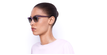 GAFAS DE SOL mujer KAREN morado/azul - vue de 3/4