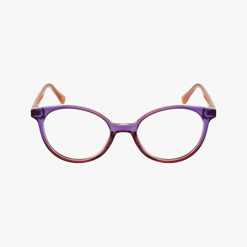 GAFAS GRADUADAS niños RZERO25 morado/rosa vista de frente