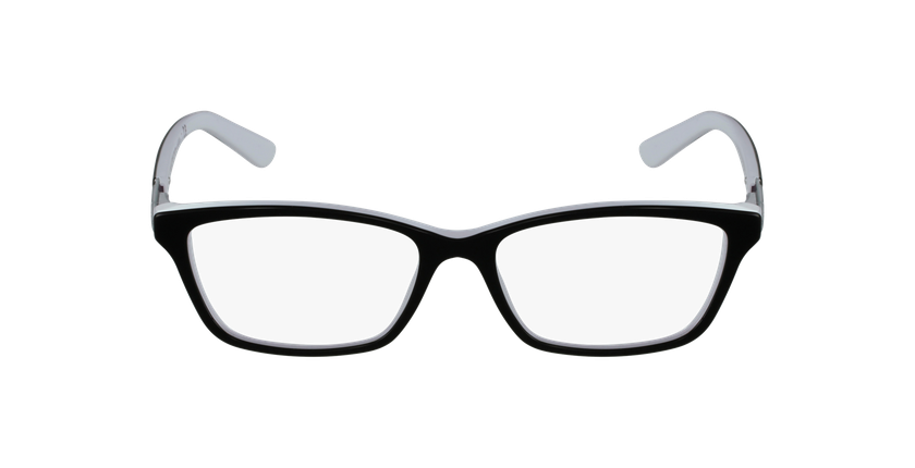 GAFAS GRADUADAS mujer 7044 negro/blanco - vista de frente