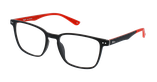GAFAS GRADUADAS hombre ARTURO negro/rojo - vista de frente