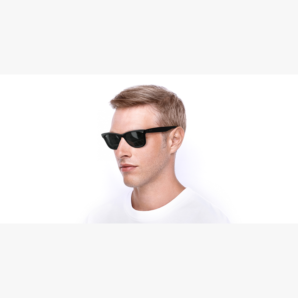 GAFAS DE SOL WAYFARER negro - vista de 3/4