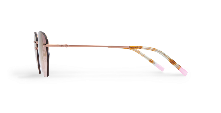 GAFAS DE SOL mujer JENNA rosa/dorado - vista de lado