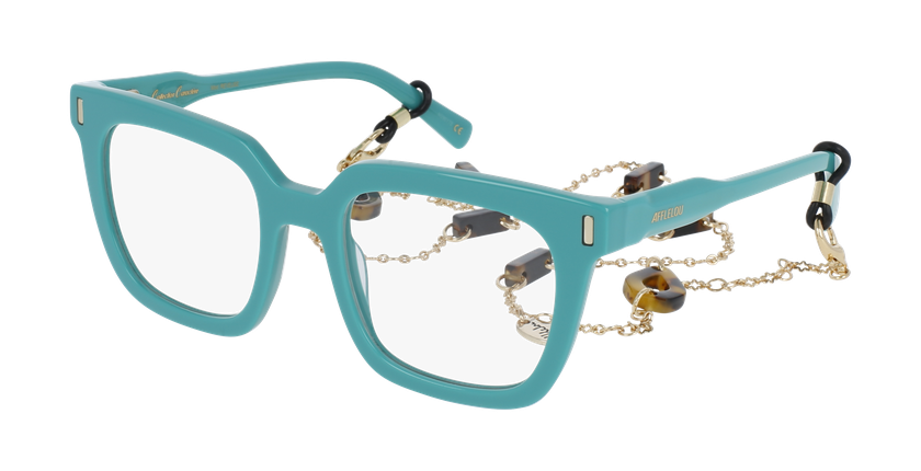 GAFAS GRADUADAS mujer CARACTÈRES RÊVEUSE verde - vista de frente