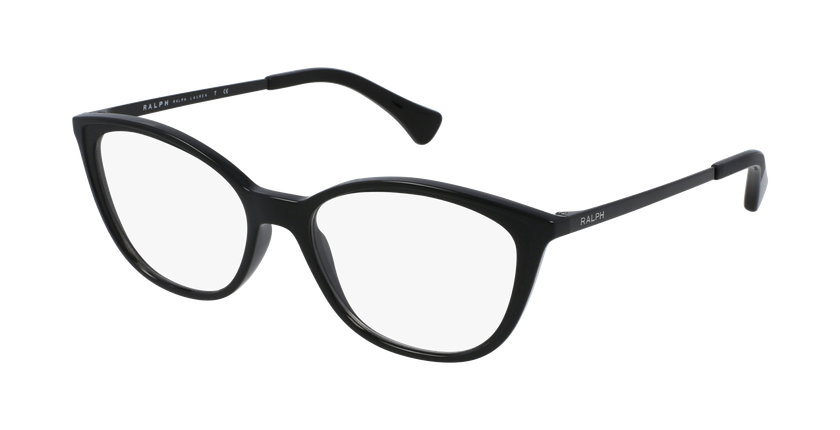 GAFAS GRADUADAS mujer RA7114 negro/negro - vue de 3/4
