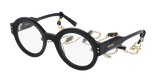 GAFAS GRADUADAS mujer CARACTÈRES PERSPICACE negro - vista de frente