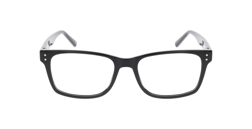 GAFAS GRADUADAS hombre DANIEL negro - vista de frente