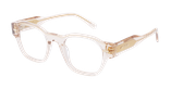 GAFAS GRADUADAS CARACTÈRES FIL D'OR AUTHENTIQUE marrón - vista de frente