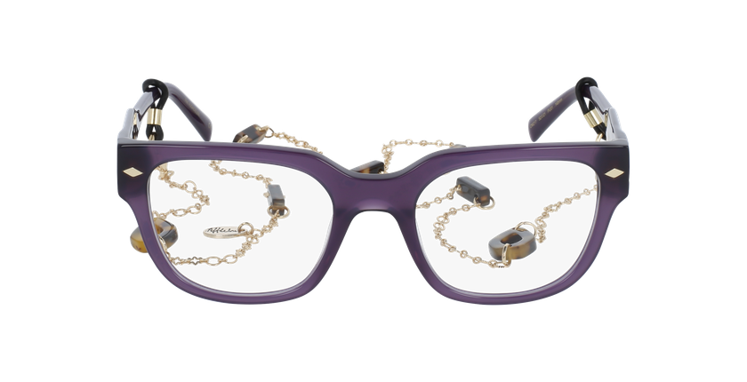 GAFAS GRADUADAS mujer CARACTÈRES AUDACIEUSE morado - vista de frente